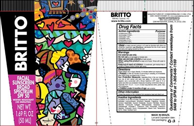 Label 50 mL (Label Britto Facial Sunscreen Spf50 50 mL)
